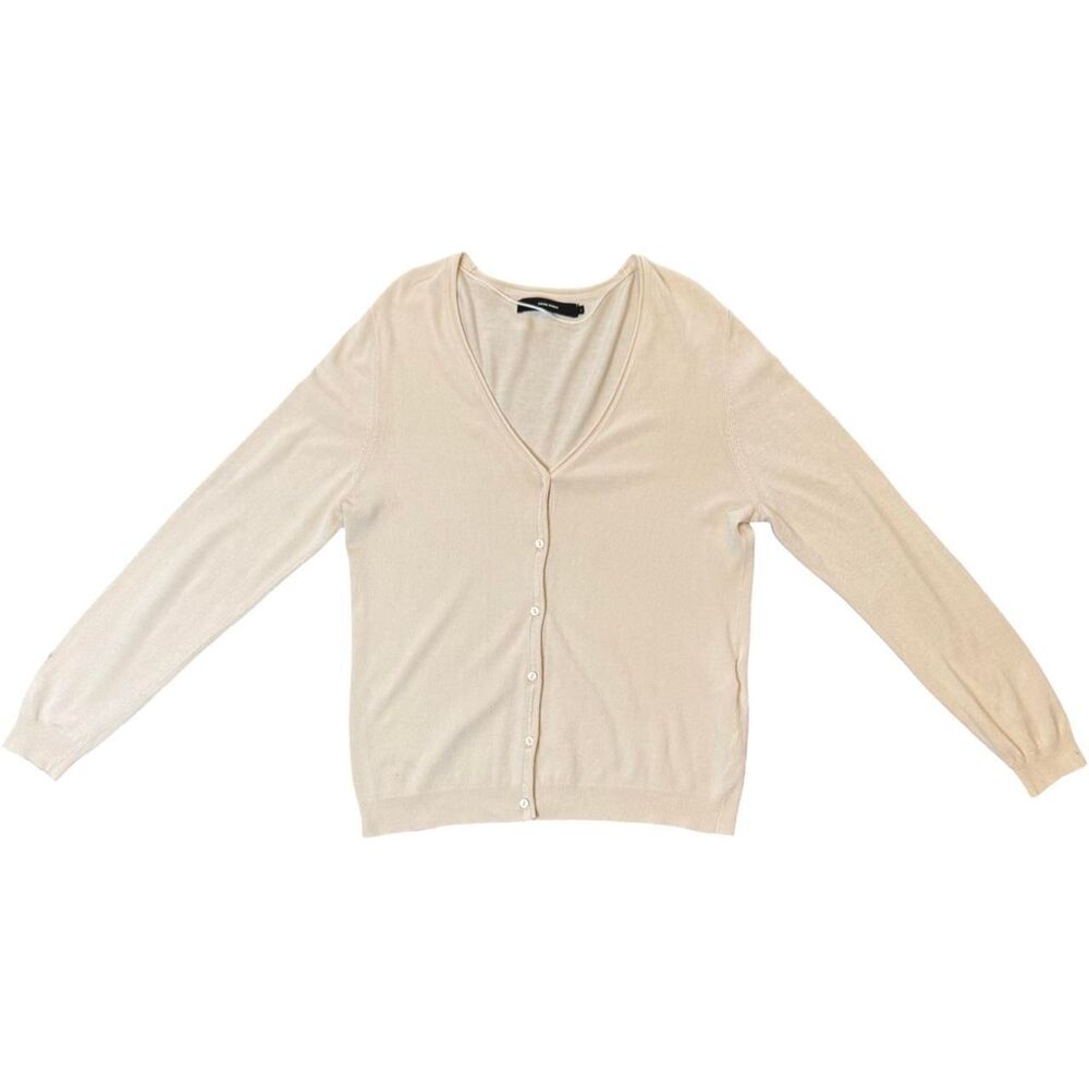 Vero Moda Women's Cream and White Cardigan